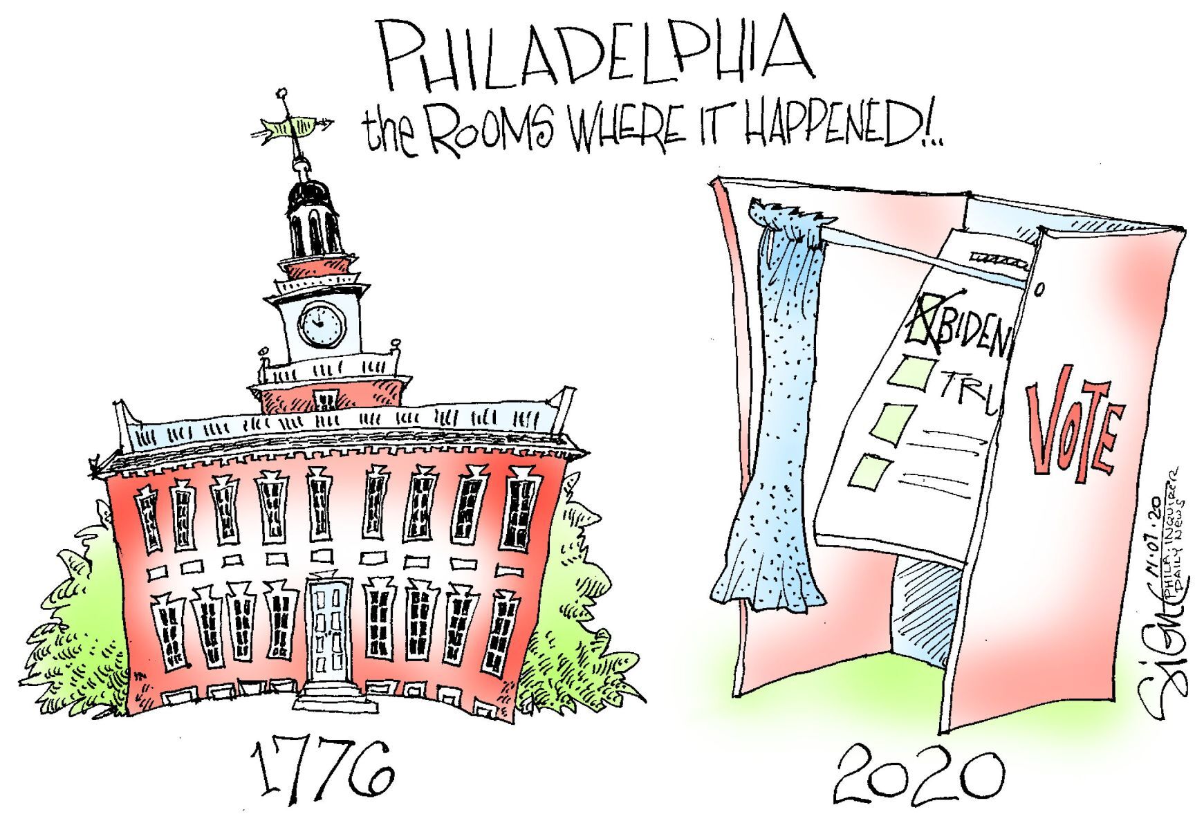 Signe Wilkinson cartoon